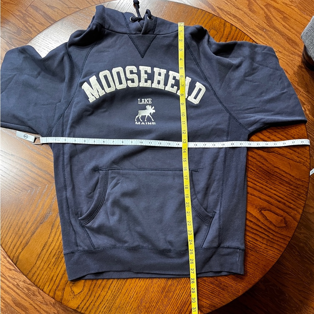 Women's Medium Navy Blue Maine, Moosehead Lake, Sweatshirt, Hoodie - Picture 8 of 9